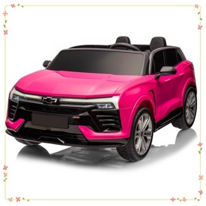 24V Kids Ride On Car, 2-Seater SUV Licensed Chevrolet Blazer Electric Car w/Parent Remote Control - 1 of 4