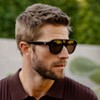 WMP Eyewear Rounded Retro Aviator Sunglasses for Men and Women - 4 of 4