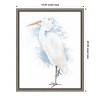 Amanti Art Coastal Heron I by Jade Reynolds Canvas Wall Art Print Framed 16 x 20-in. - 4 of 4