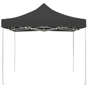 vidaXL Party Tent Anthracite Aluminum alloy 9.8 ft x 9.8 ft Collapsible - 1 of 4