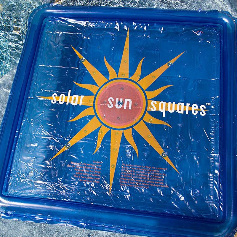 Solar Sun Rings SSSA-SB-02 UV Resistant Above Ground Inground Swimming Pool Hot Tub Spa Heating Accessory Square Heater Solar Cover, Sunburst, 2 of 7