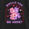 Girl's Care Bears Valentine's Day Love-a-Lot Bear and Share Bear Would You Be Mine T-Shirt - 2 of 4