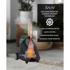 SALAV Smart Automatic Shut-Off Performance Garment Steamer with Wheels and Descaler Maintenance Packet Black - 2 of 4