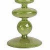 Glass Taper Candle Holder - Elegant Modern Boho Glass Candle Stand for Home, Office, Bedroom, or Living Room - 3 of 4