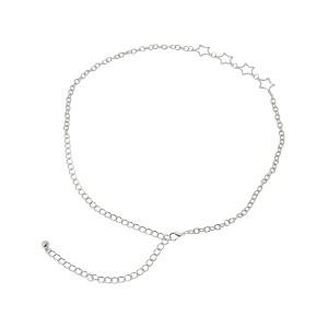 Unique Bargains Women's Star Waist Chain Silver Tone 1 Pc - 1 of 4