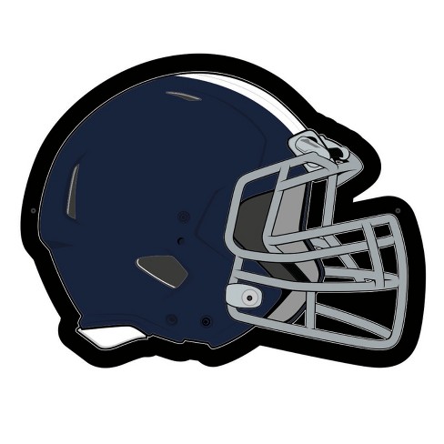 navy blue football helmet