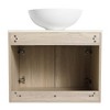 ChicFurnit Bathroom Vanities 24 Inch Floating Vanity with Ceramic Basin and Soft Close Door for Bathroom, Beige, 23.6"*18.9"*23.8" - 4 of 4
