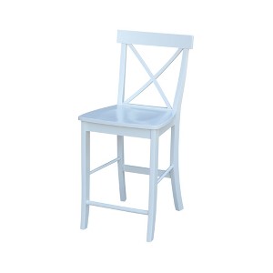 International Concepts X-Back Counter Height Stool - 24" Seat Height - 1 of 4