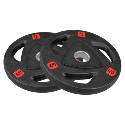Weight Plates For Dumbbells, Universal 2-inch Hole Weight Plates, Pairs Or Single Optional
