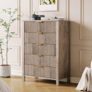 Tall & Slim 5-Drawer Dresser for Small Spaces - 1 of 4