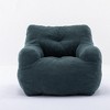Vatros Teddy Fabric Tufted Foam Bean Bag Chair With Teddy Fabric - 3 of 4