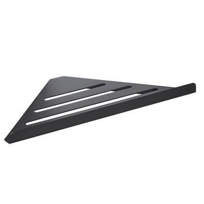 BWE Wall Mount 7.7 in. W x 12 in. D Triangular Bathroom Corner Shelf Shower Shelf Decorative Wall