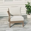 WestinTrends  Avalon Outdoor Patio HDPE Left Arm Facing Sectional Corner Club Chair with Patio Cushions - 2 of 4