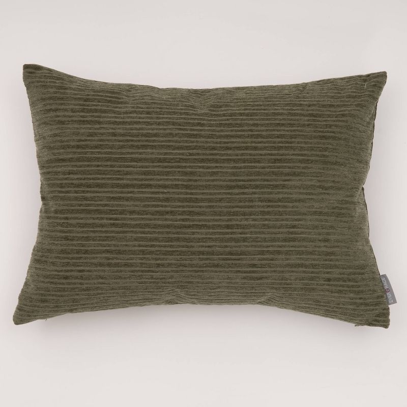 Oversize Opulence Woven Striped Throw Pillow - Evergrace, 1 of 12