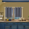 PiccoCasa Window Rod Pocket Valance Thermal Insulated Curtain Panels 2Pcs - 2 of 4