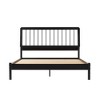 PAGED Queen Size Bed Frame Mid-Century Modern Bed with Stylish Slat-Back Design and Center Support Legs, Easy Assembly, Noise Free - 4 of 4