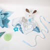 Pavilion Gift Company - Somebunny Blue Lovey -  Lovey Blanket Bunny with Teether - Throw Blankets - 4 of 4