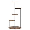 Lirago 4-Tier Black Corner Plant Stand E1 Particle Board Metal Frame 19.68x19.68x40.94 Ideal for Indoor Plants and Bonsai Display - 4 of 4