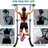 Sport Power Tower Workout Dip Station Pull Up Bar, Height Adjustable Multi-Function Dip Stand for Home Gym Strength Training Fitness Equipment - 3 of 4