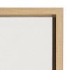 Kate and Laurel Sylvie Still Here Framed Canvas by Shatha Al Dafai, 23x33, Natural - 3 of 4