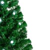 Northlight 3' Pre-Lit Color Changing Fiber Optic Artificial Christmas Tree with Balls - 2 of 4