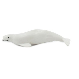 Collectible Wildlife Gifts | Whale, Beluga, White Whale, High Quality, Rubber, Hand Painted, Realistic, Toy Figure, Model, Gift,  3"  CH545 BB159 - 1 of 4