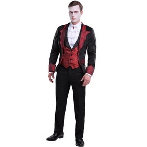 HalloweenCostumes.com Men's Dashing Vampire Costume - 1 of 2
