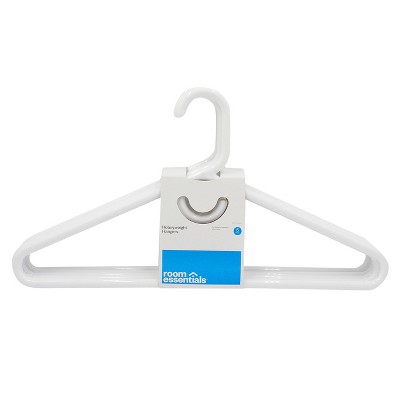 RE Super Heavyweight Plastic Hanger - 5 Pk - White - Room Essentials ...