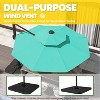 Hyleory 9x9 ft. Squire Cantilever Umbrella - 2 of 3