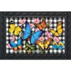 Briarwood Lane Spring Doormat 30x18 Indoor Outdoor Checkered Butterflies For Spring Doormat - 2 of 4