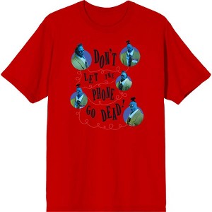 Beetlejuice Beetlejuice Don't Let The Phone Go Dead Men's Crew Neck Short Sleeve Tee - 1 of 2