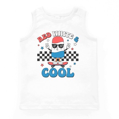 The Juniper Shop Red White and Cool Popsicle Youth Tank Top
