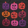 Womens Funny T Shirts Colorful Pumpkins Sarcastic Halloween Graphic Novelty Tee For Ladies - Crazy Dog Women's T Shirt For Halloween Season Black L - 2 of 4
