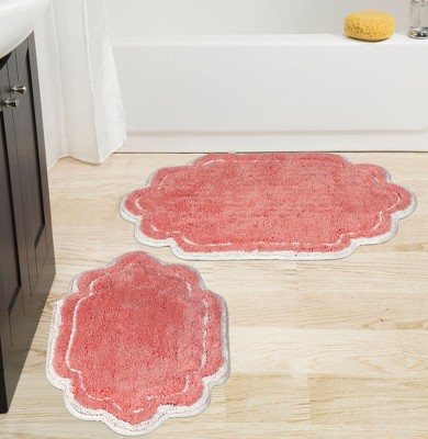 Allure Collection Cotton Tufted Set of 2 Bath Rug Set - Home Weavers