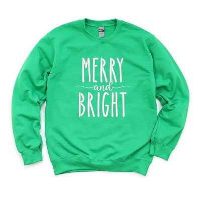 Simply Sage Market Women's Graphic Sweatshirt Embroidered Merry and Bright