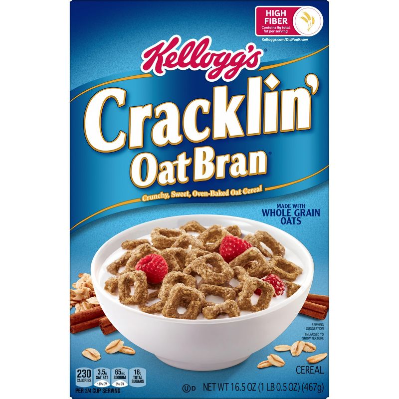 Kellogg&#39;s Cracklin Oat Bran Cereal - 16.5oz, 6 of 14