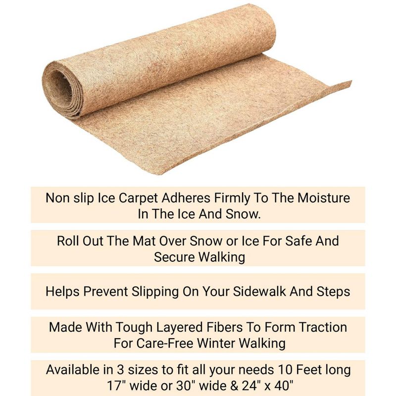KOVOT Wide Non-Slip Ice Mat | for Safe & Stable Walking Over Ice & Snow, 2 of 5