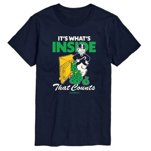 Men's - Monopoly - Its Whats Inside That Counts Short Sleeve Graphic T-Shirt - 1 of 4