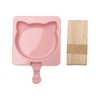 Unique Bargains Popsicles Mould Cat Face Shape Comes with 20 Stick Hand Washable 3.74"x5.71" 1 Pc - 3 of 4