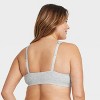 Women's Cotton Blend Plunge Bralette - Auden™ - 2 of 4