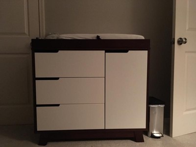 Dresser with changing table, Baby changing table with drawers », Leander