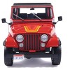 1983 Jeep Renegade Red with Stripes and Black Top 1/24 Diecast Model by IXO Models - 4 of 4