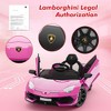 Remote Control Ride on Cars for Kids, 12V Electric Cars for Kids Ages 4-8, Licensed Lamborghini, 12V Battery Powered - 4 of 4