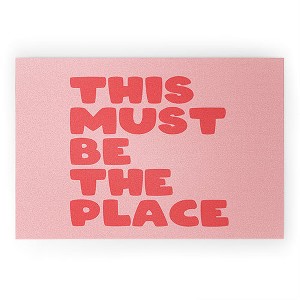 socoart This Must Be The Place II 36" x 24" Welcome Mat - Society6 - 1 of 3