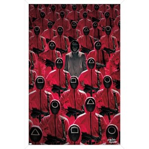 Trends International Netflix Squid Game - Key Art Framed Wall Poster Prints - 1 of 4