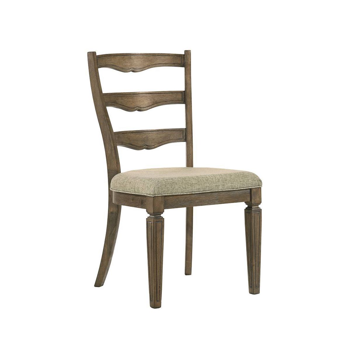 Acme Furniture Parfield Dining Chair Fabric/Weathered Oak Finish