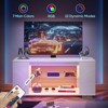 Pinmoco 47'' TV Stand for TVs up to 55", Gaming Entertainment Center with LED Lights - 3 of 4