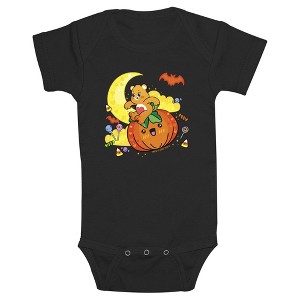 Infant's Care Bears Halloween Tenderheart Cute Pumpkin Bodysuit - 1 of 3