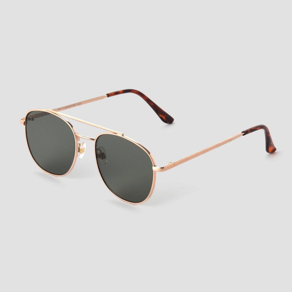 Women's Square Aviator Sunglasses - Universal Thread™ Vibrant Gold