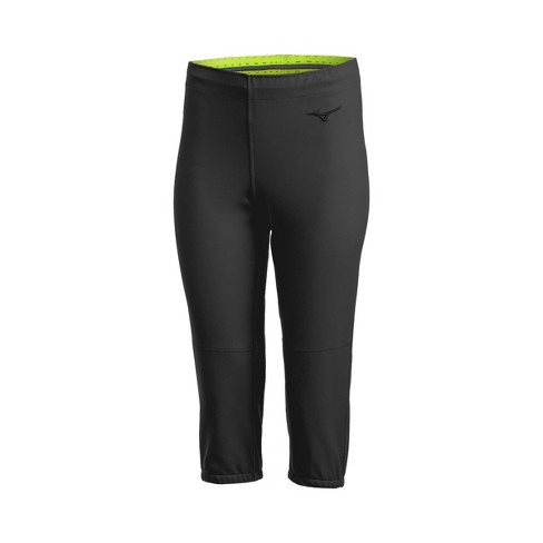 Mizuno Women's Stretch Unbelted Softball Pant Womens Size Small In Color  Black (9090)